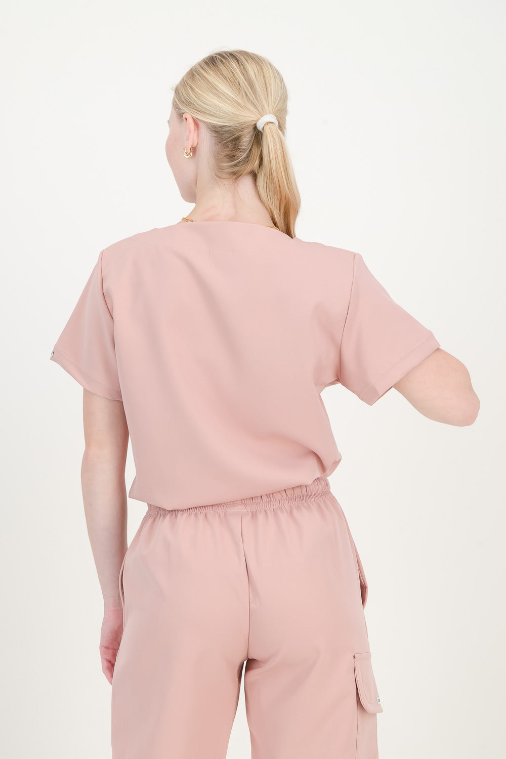 Women's Dusty Pink Scrub Set