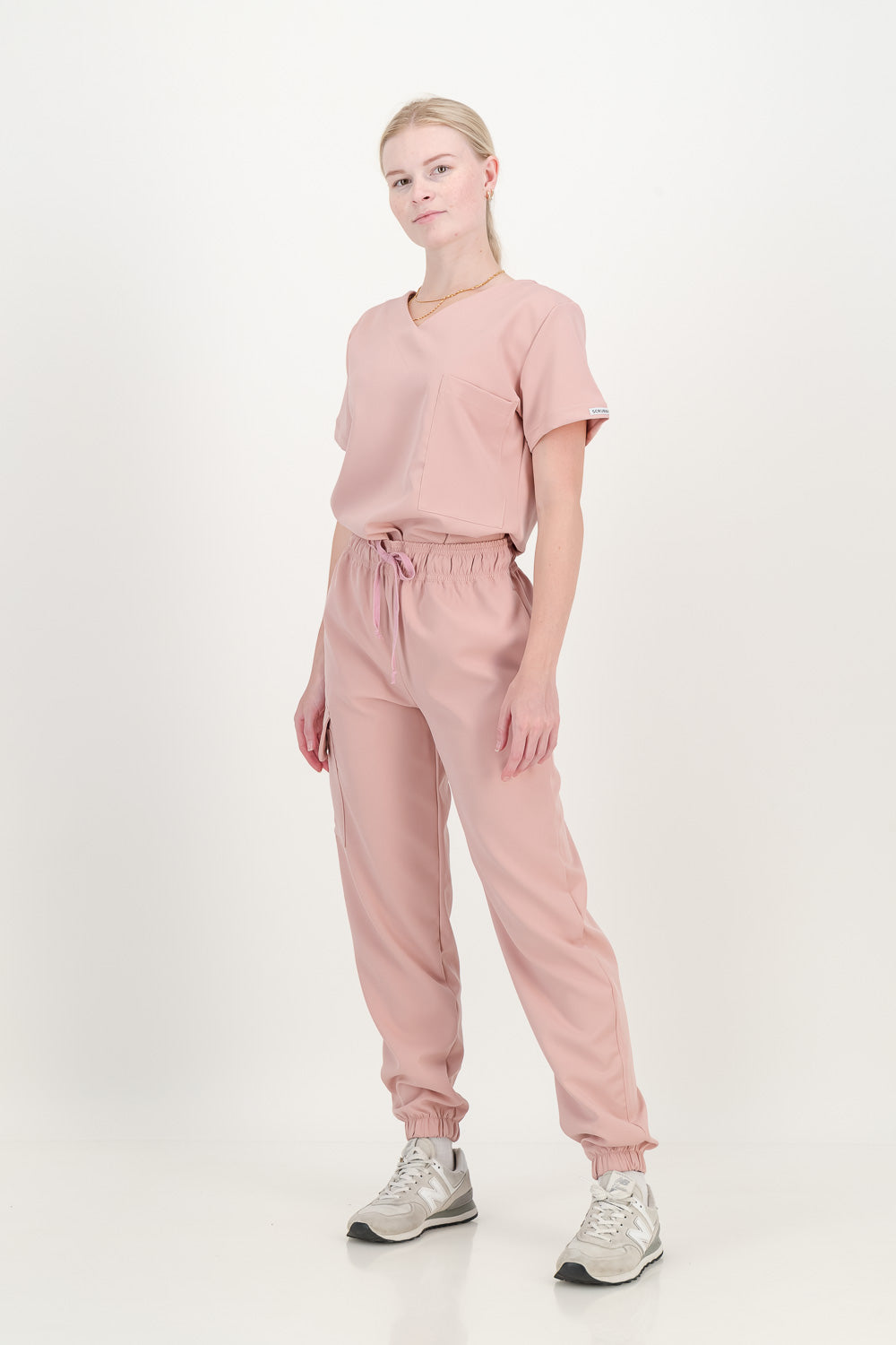 Women's Dusty Pink Scrub Pants
