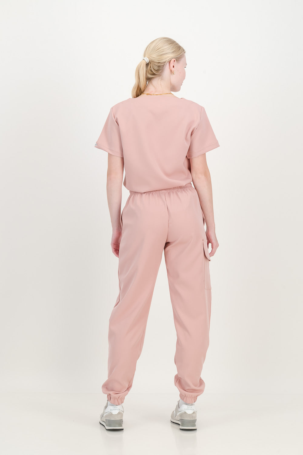 Women's Dusty Pink Scrub Set