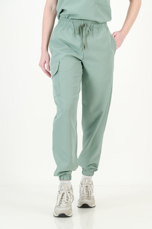 Women's Sage Green Scrub Pants