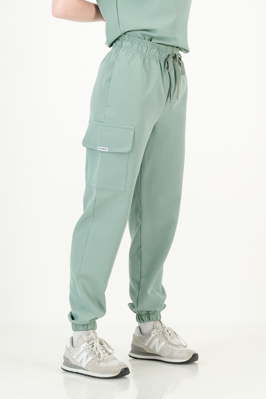 Women's Sage Green Scrub Pants