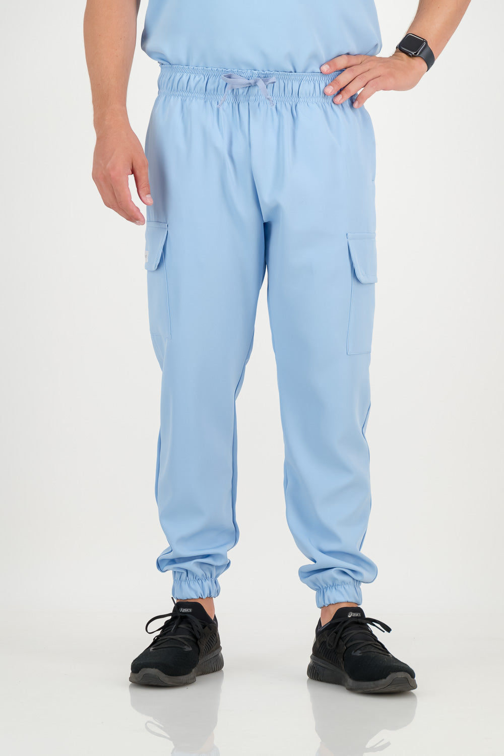 Men's Sky Blue Scrub Set