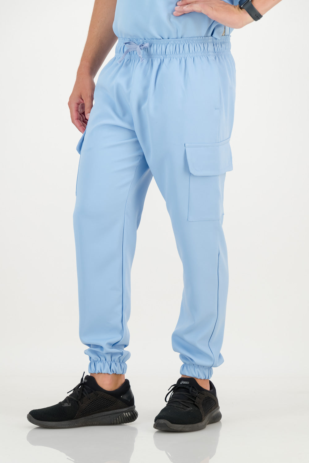 Men's Sky Blue Scrub Set