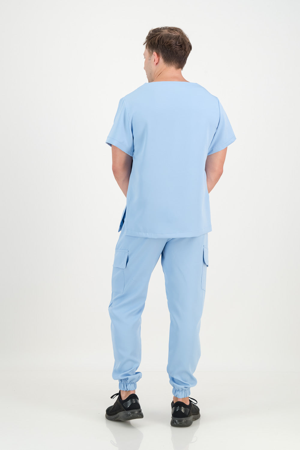 Men's Sky Blue Scrub Set