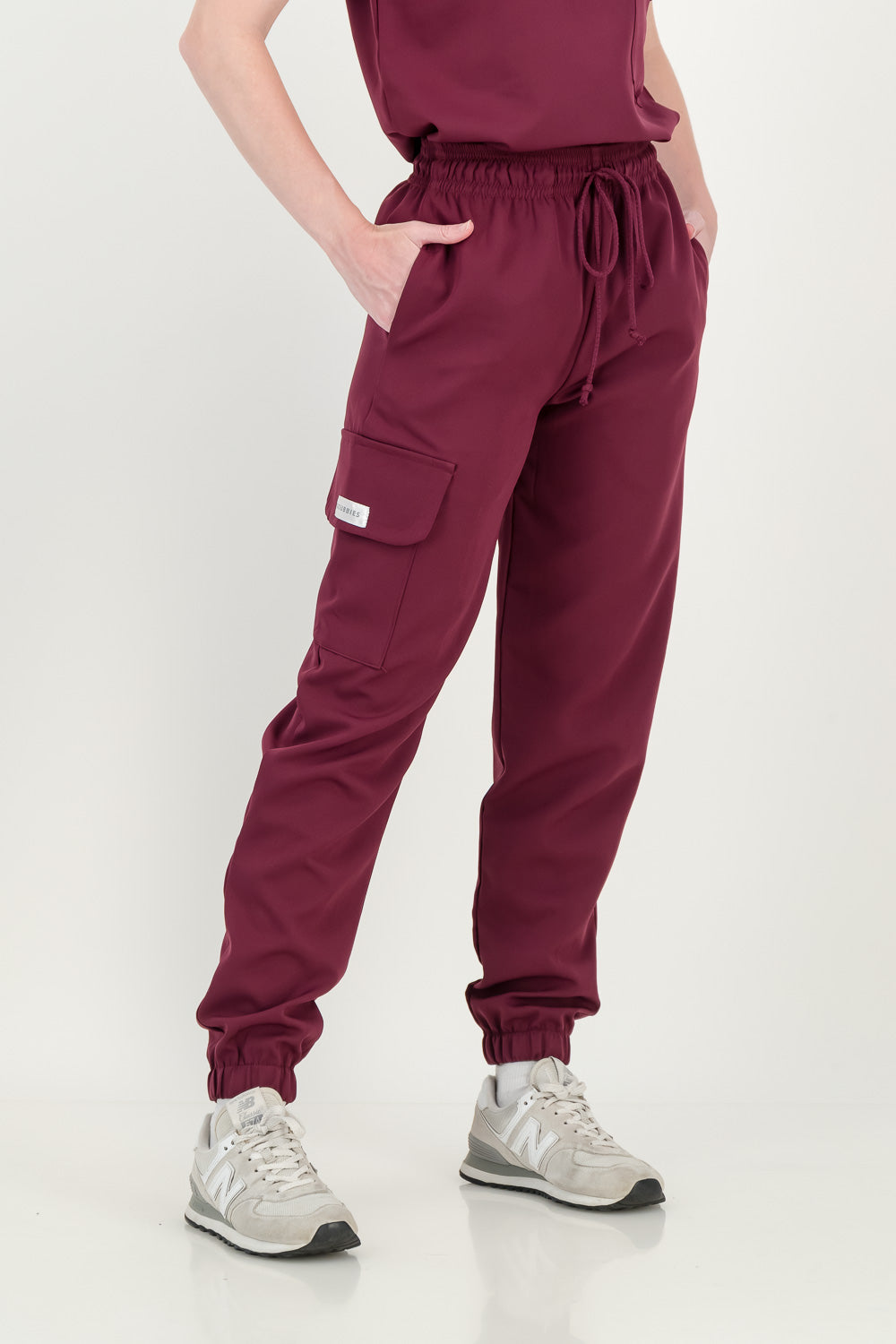 Women's  Merlot Red Scrub Pants
