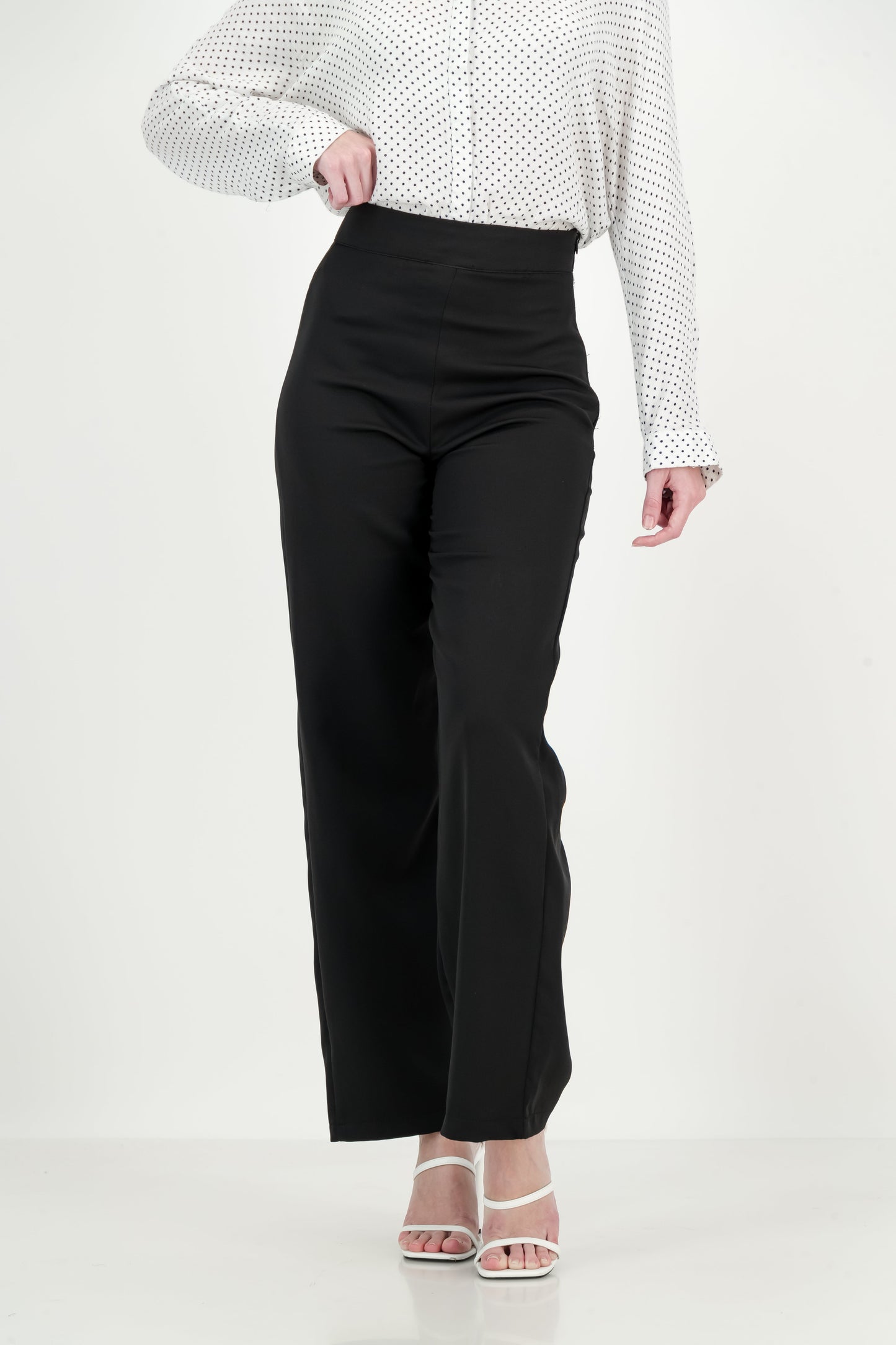 Women's Kyoto High Waist Trousers - Jet Black
