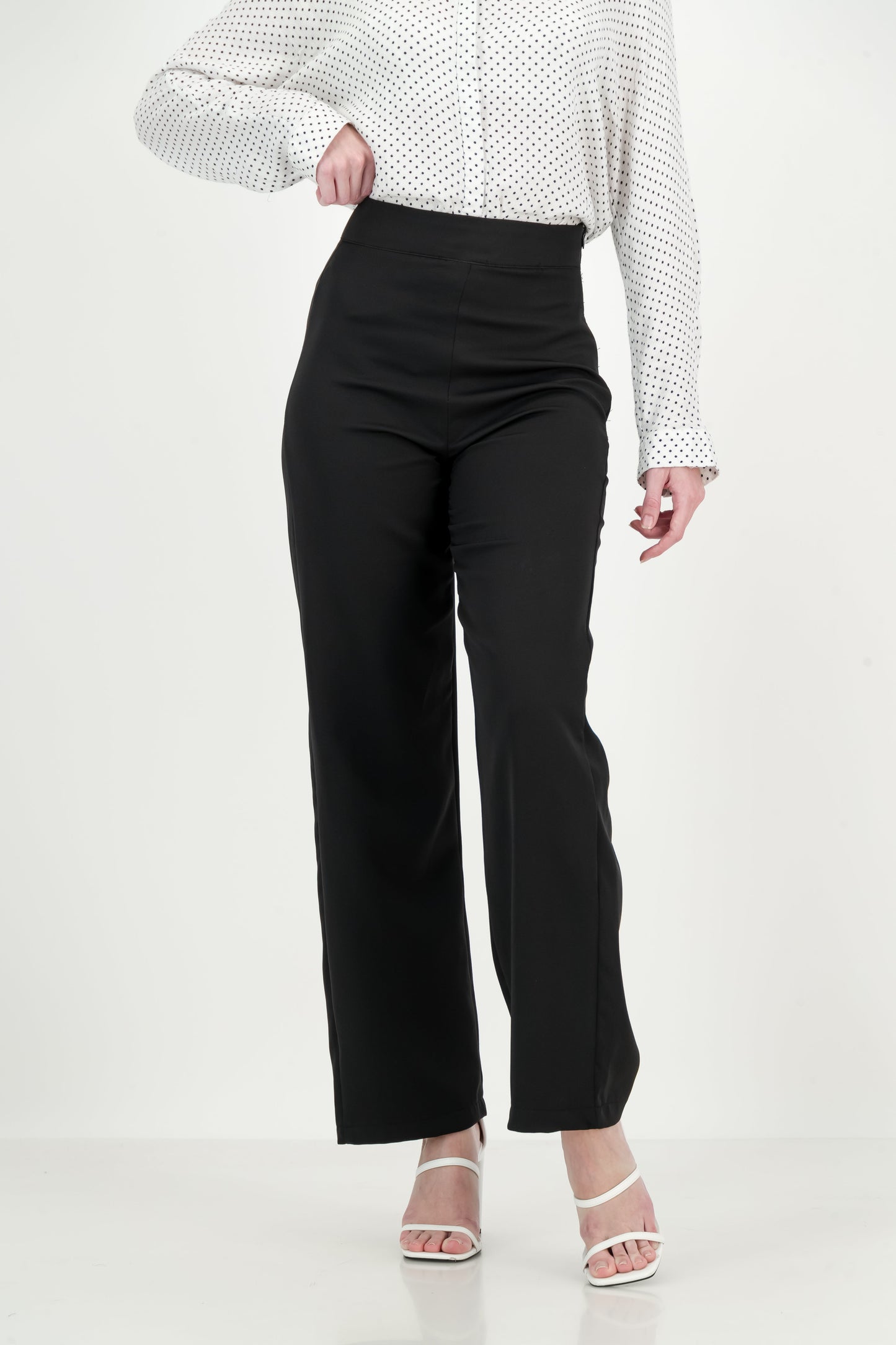 Women's Kyoto High Waist Trousers - Jet Black