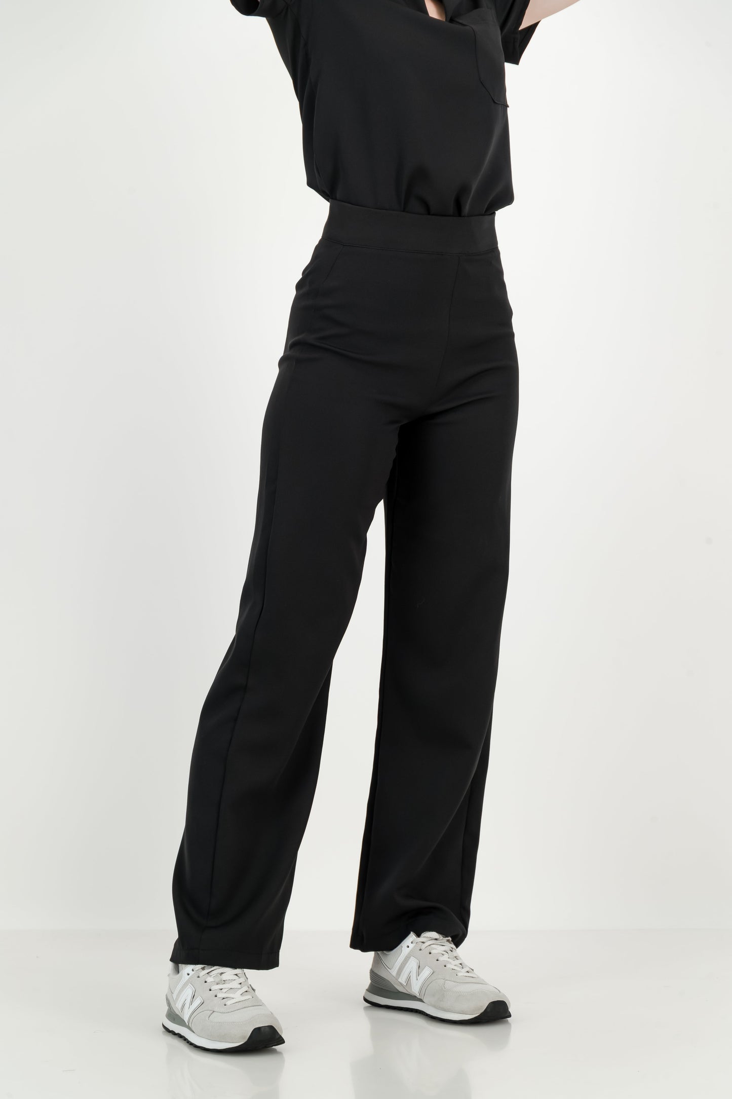 Women's Kyoto High Waist Trousers - Jet Black