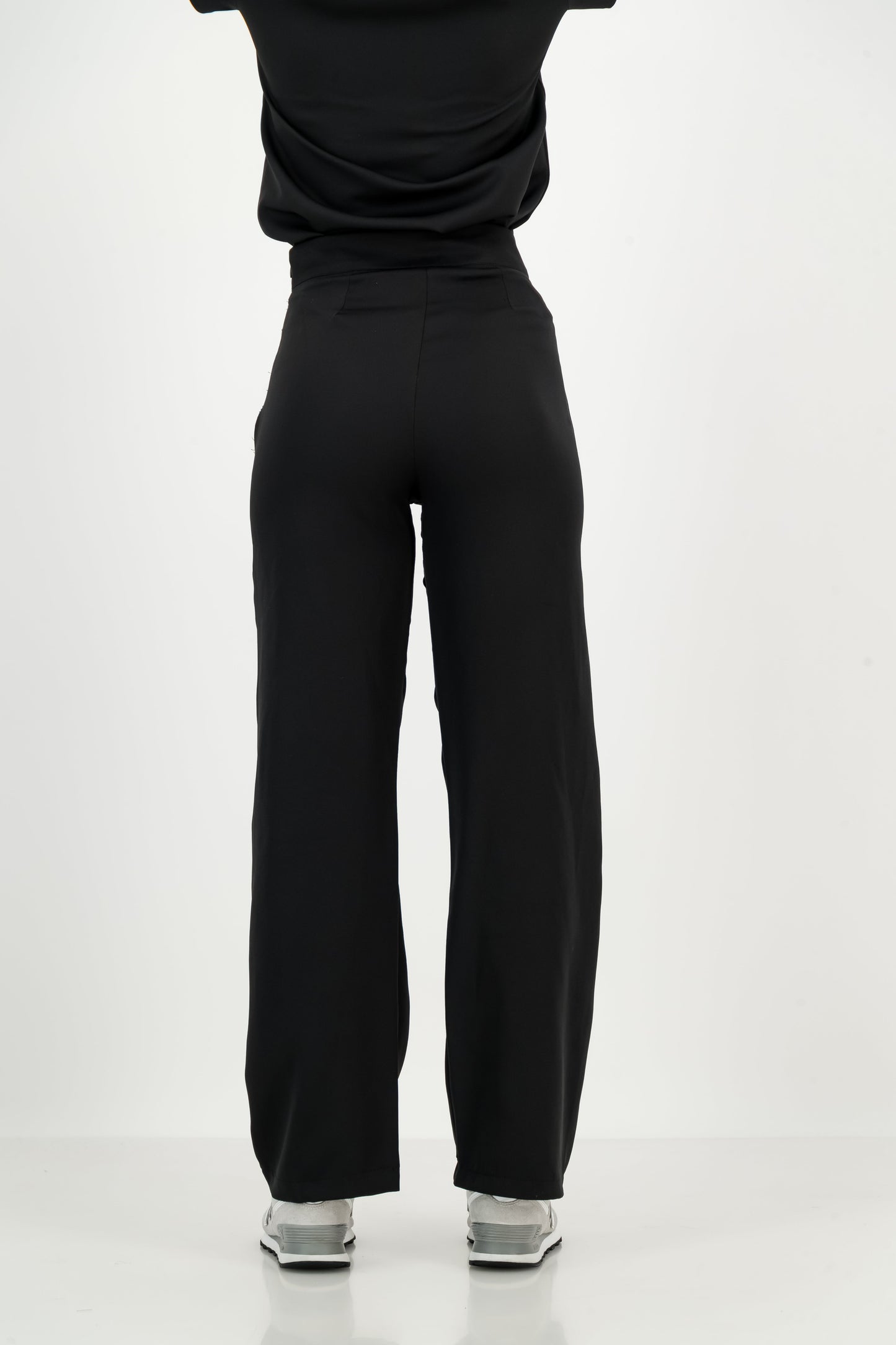 Women's Kyoto High Waist Trousers - Jet Black