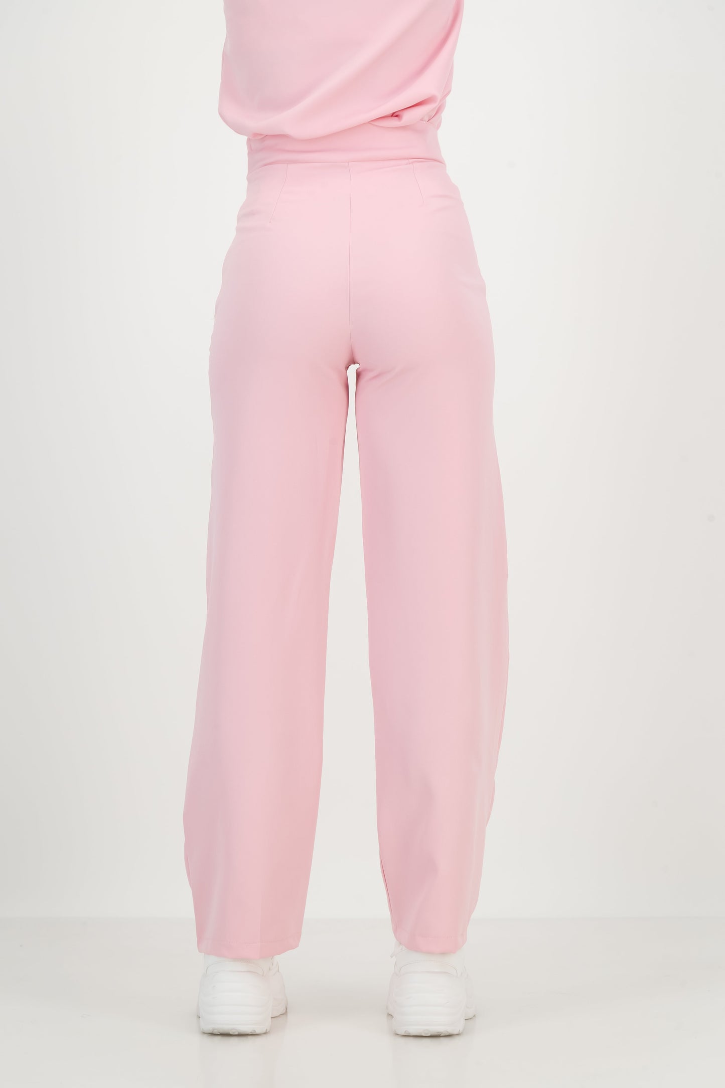 Women's Kyoto High Waist Trousers - Baby Pink