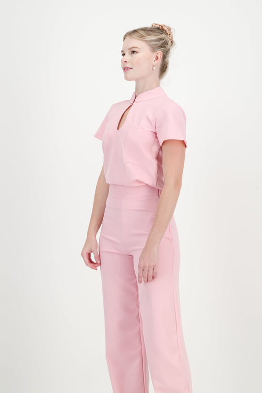 Women's Kyoto Top - Baby Pink