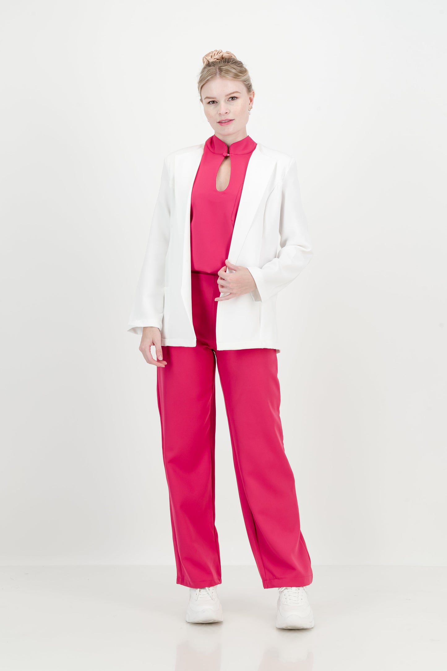 Women's Kyoto High Waist Set - Cerise Pink