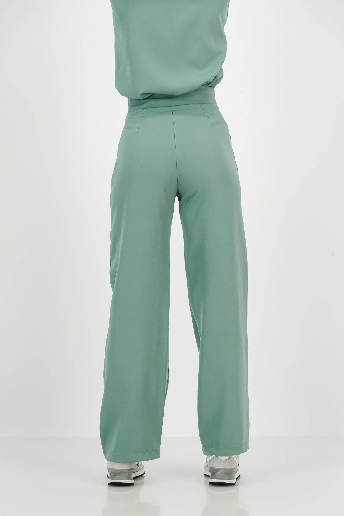 Women's Kyoto High Waist Trousers - Sage Green