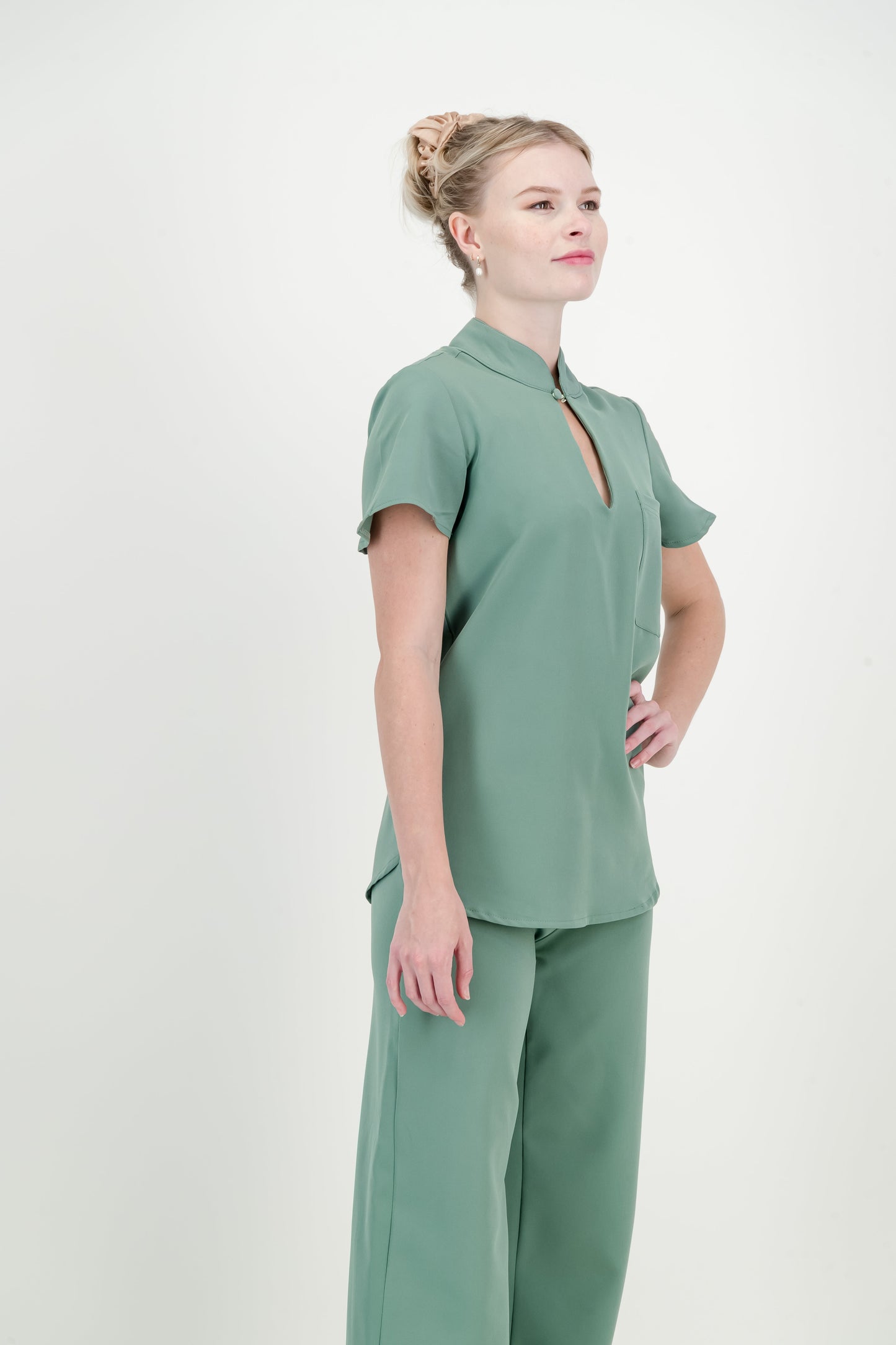 Women's Kyoto Top - Sage Green