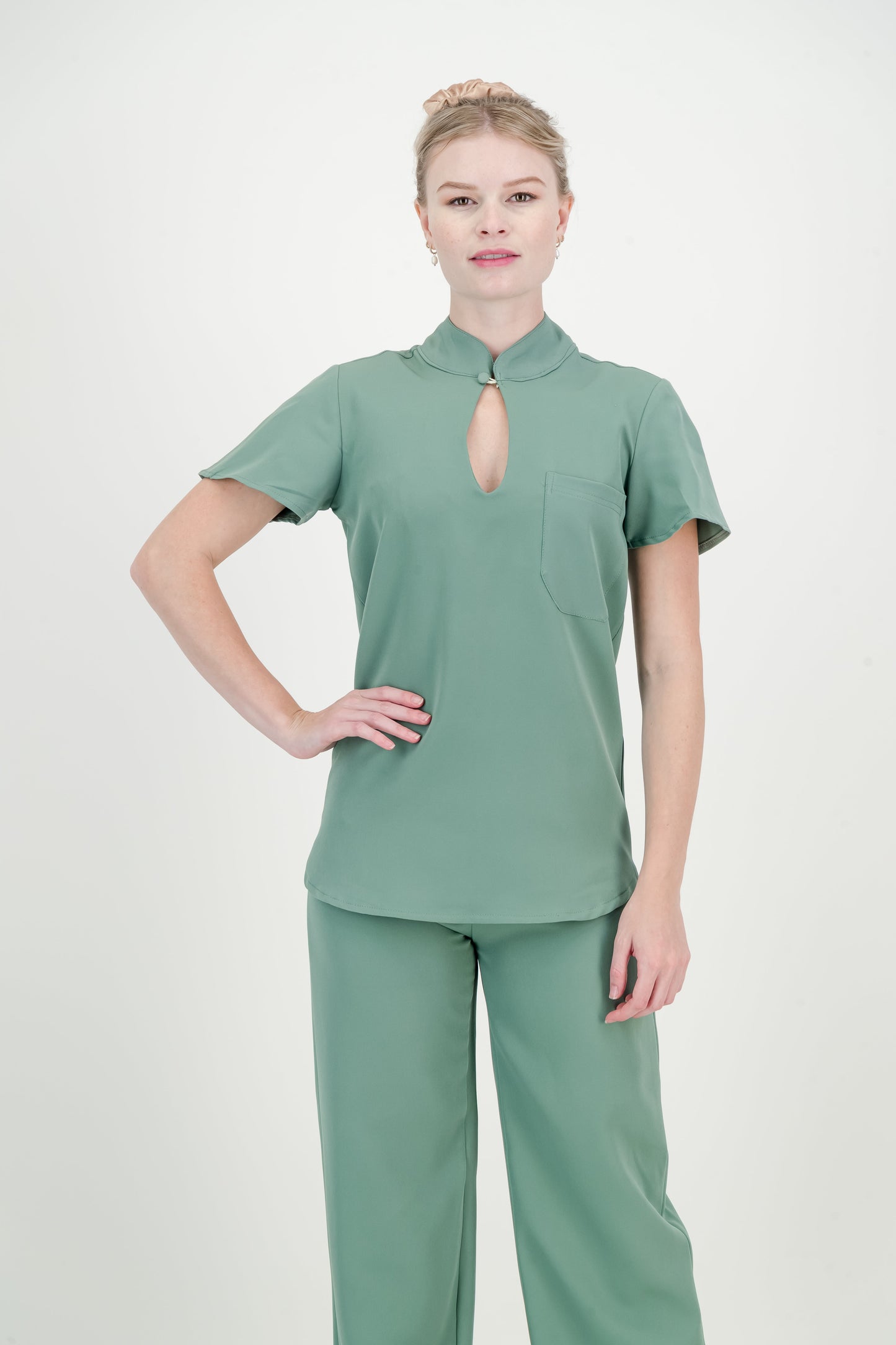 Women's Kyoto Top - Sage Green