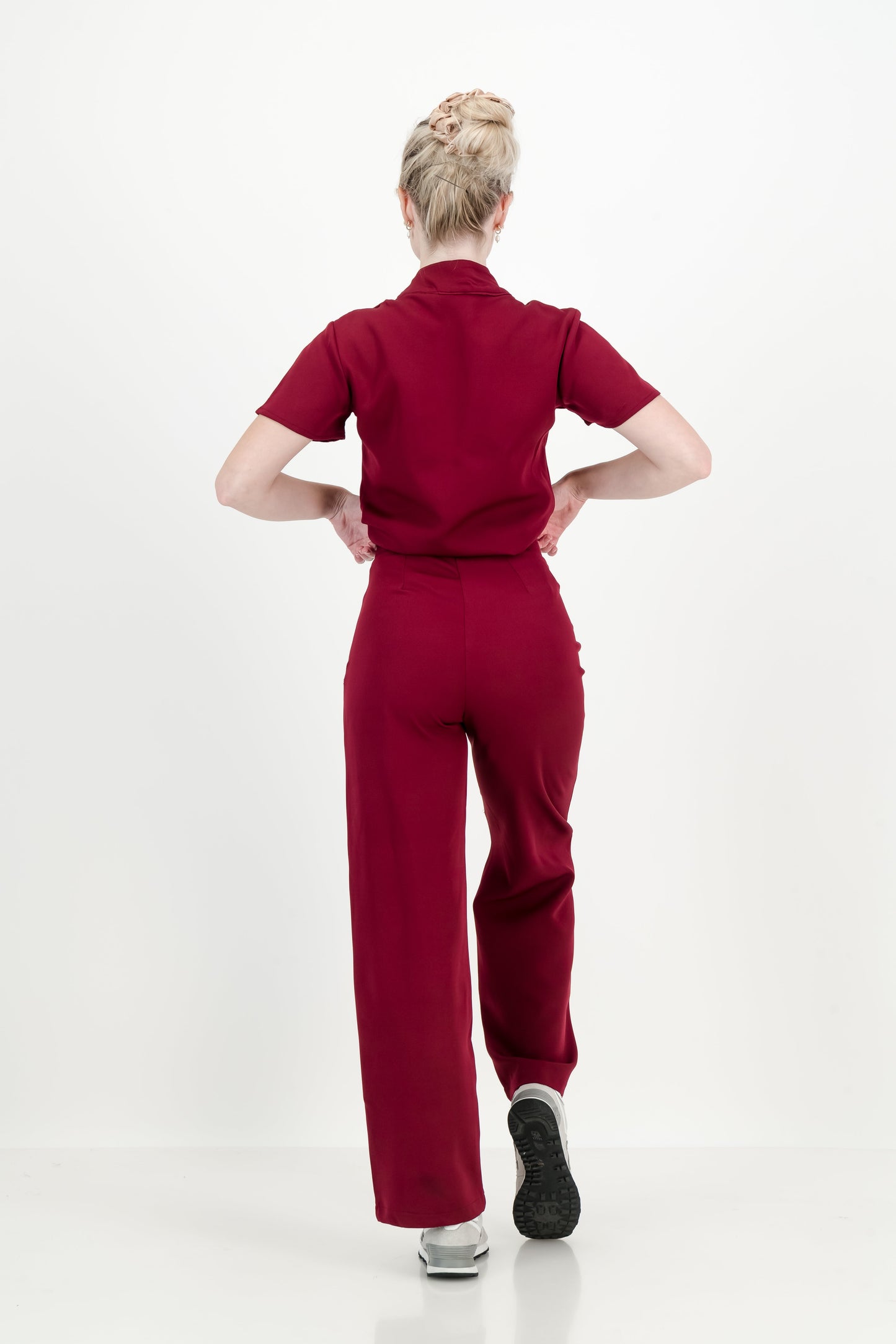 Women's Kyoto High Waist Set - Merlot Red