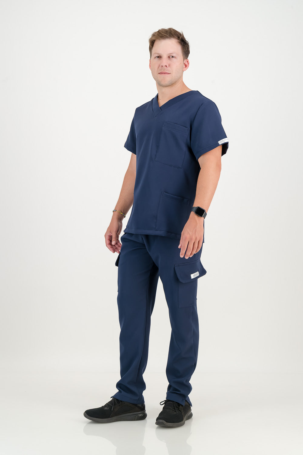 Men's Marine Blue Scrub Set