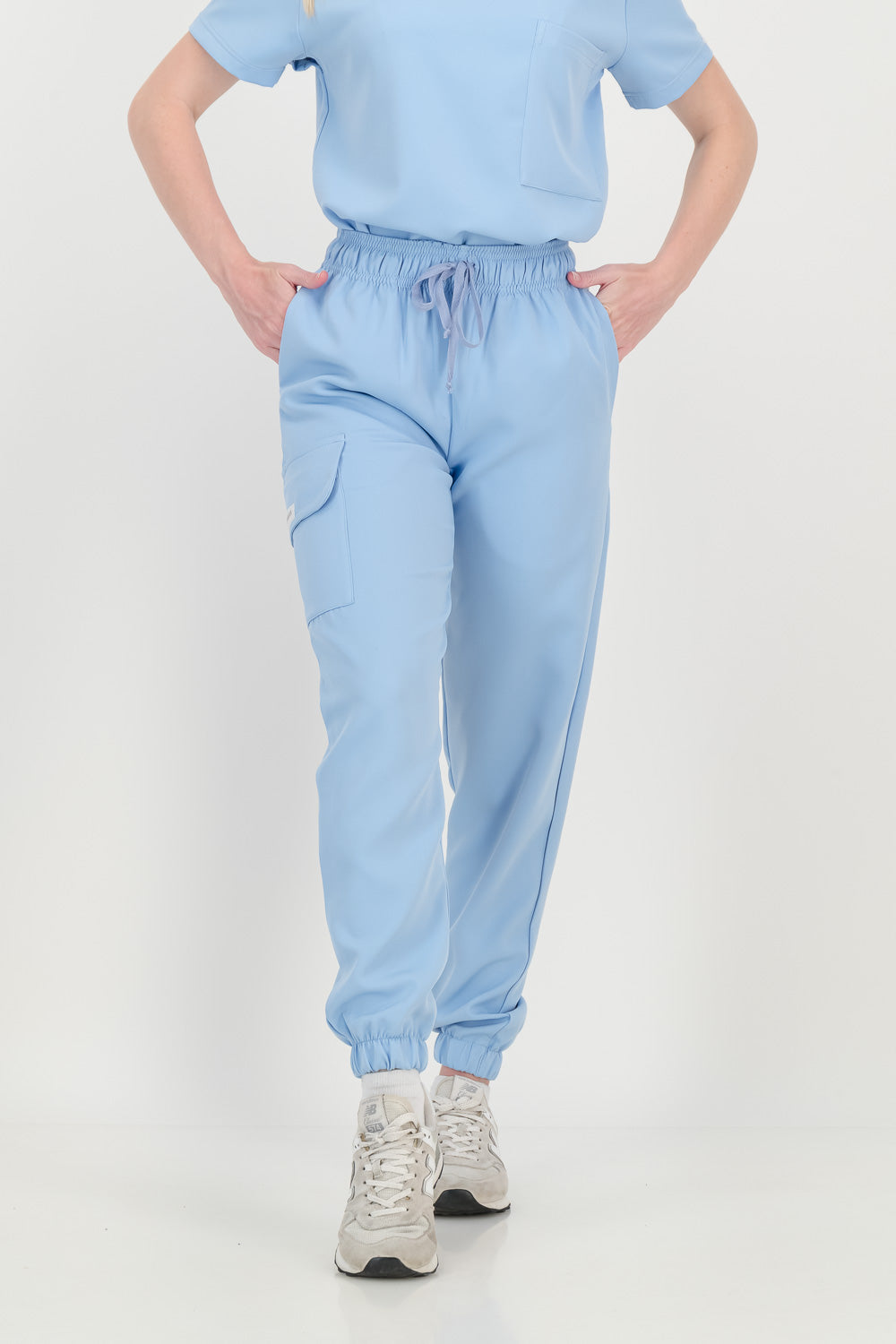 Women's Sky Blue Scrub Pants