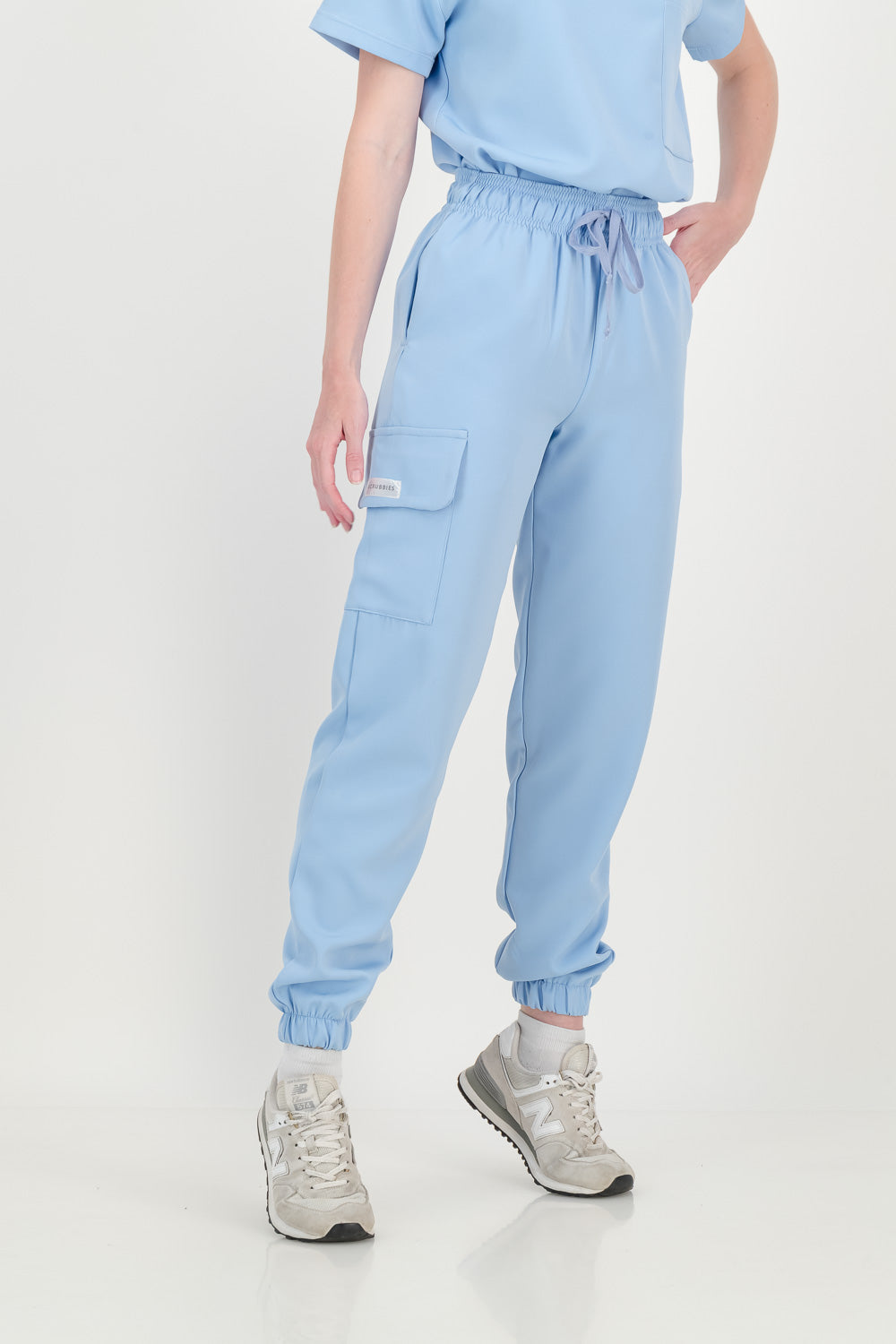 Women's Sky Blue Scrub Set