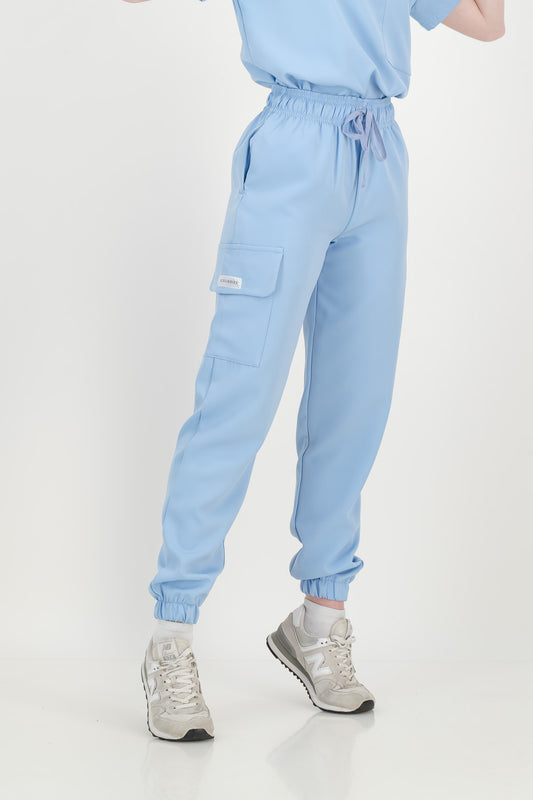 Women's Sky Blue Scrub Pants