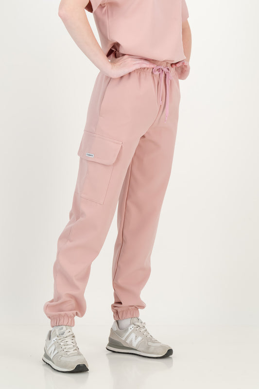 Women's Dusty Pink Scrub Pants