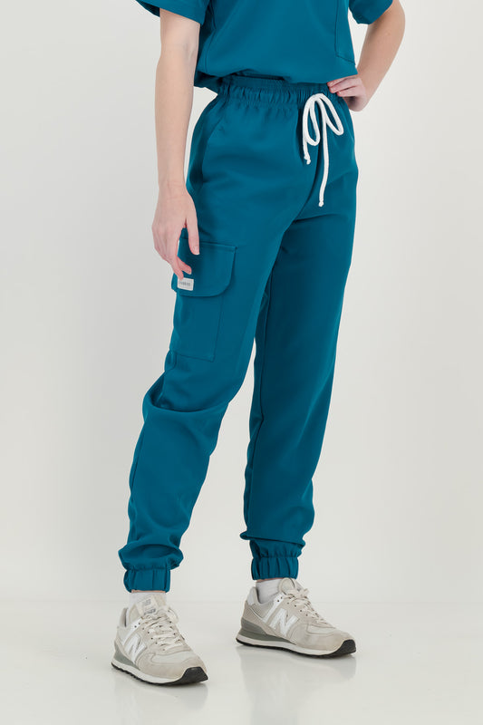 Women's Teal Scrub Pants