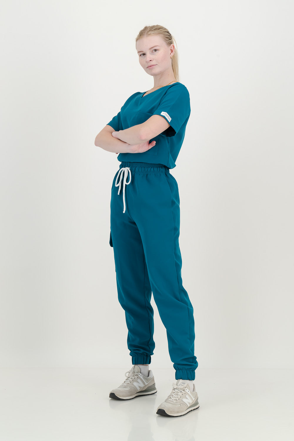 Women's Teal Scrub Pants