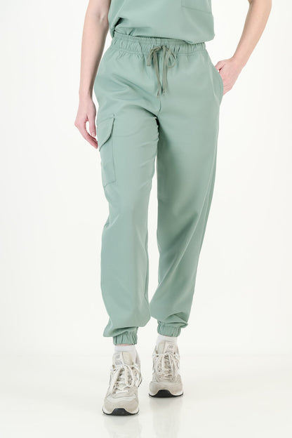 Women's Sage Green Scrub Pants