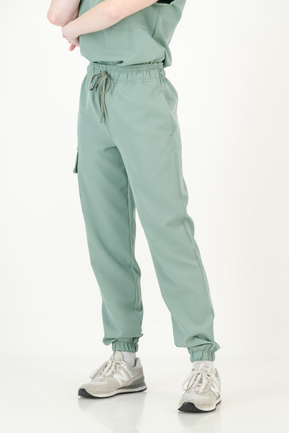 Women's Sage Green Scrub Pants