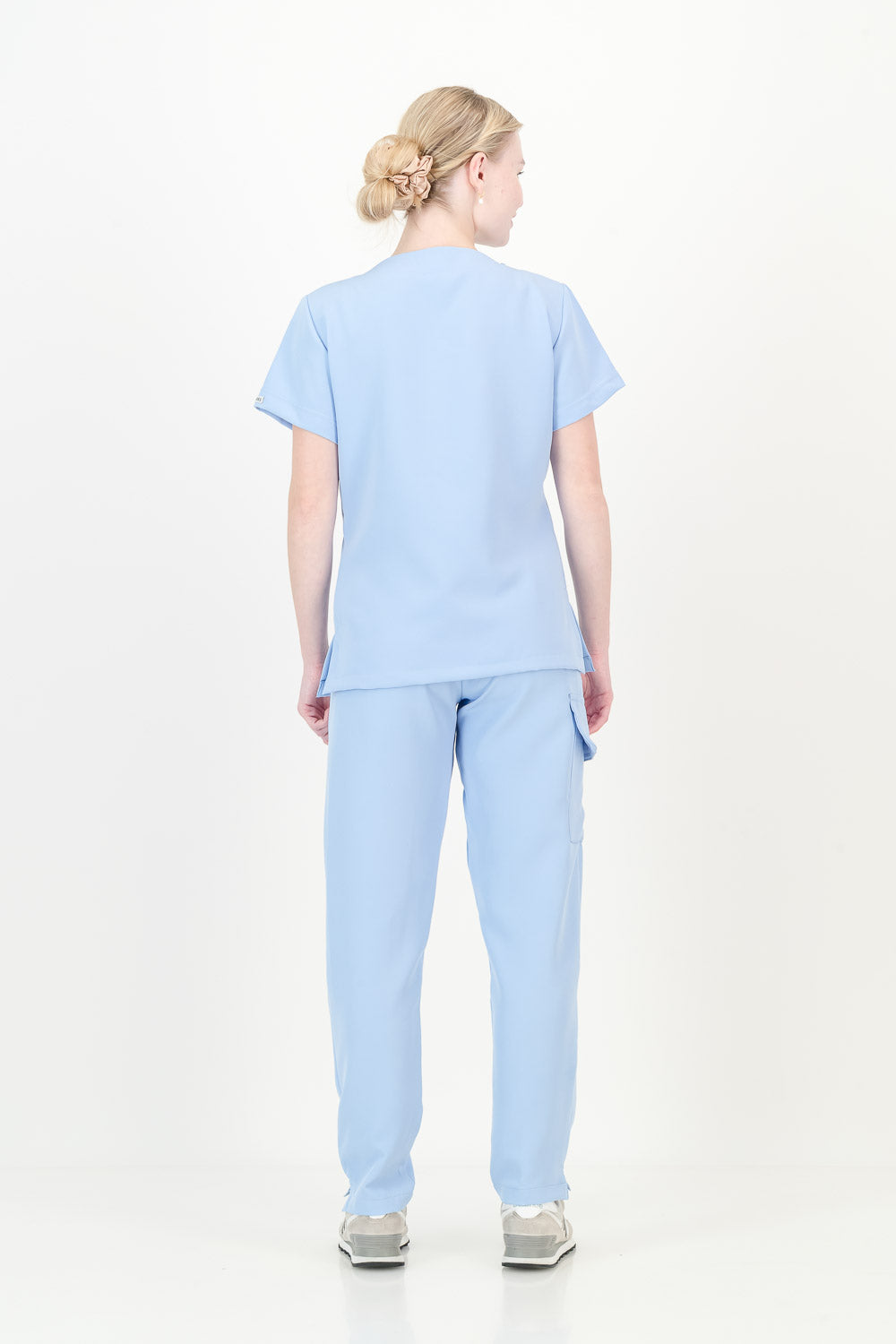 Women's Sky Blue Scrub Set