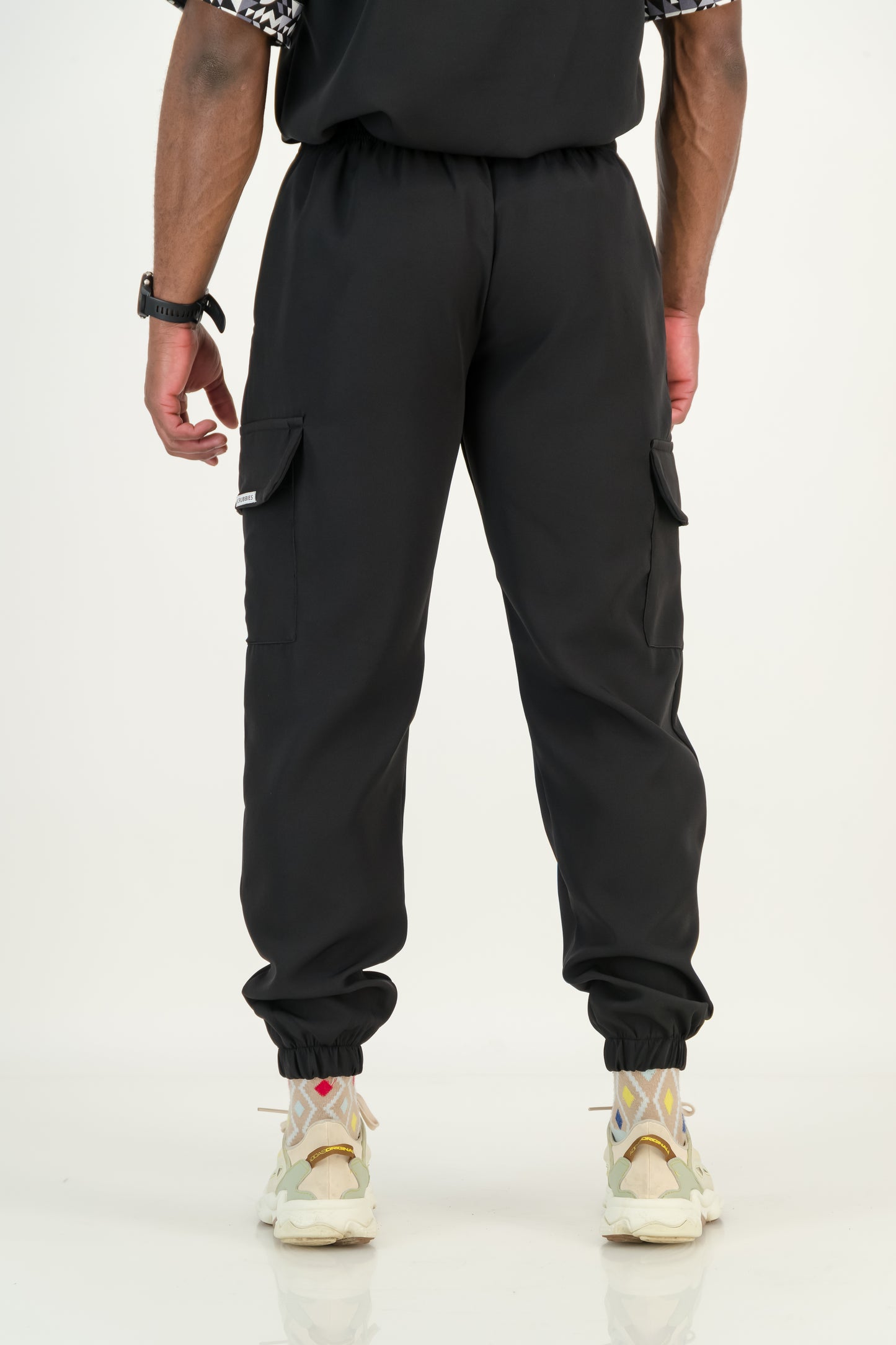 Men's Jet Black Scrubs Set - Ithemba Edition