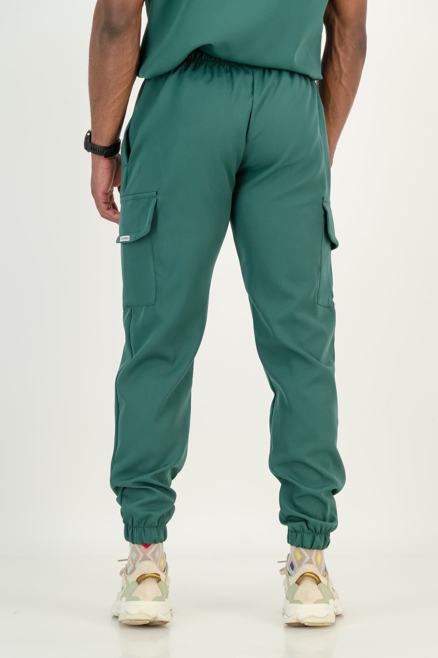 Men's Forest Green Scrub Set