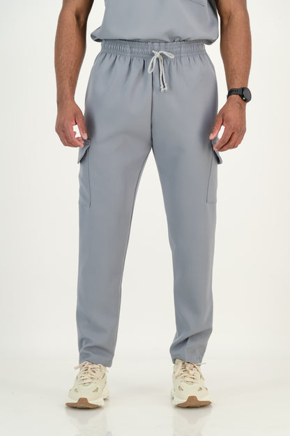 Men's Granite Grey Scrub Set