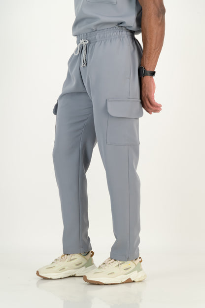 Men's Granite Grey Scrub Set