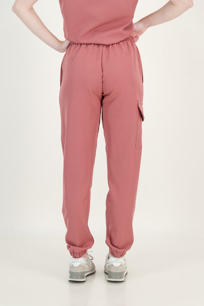 Women's Rose Pink Scrub Pants