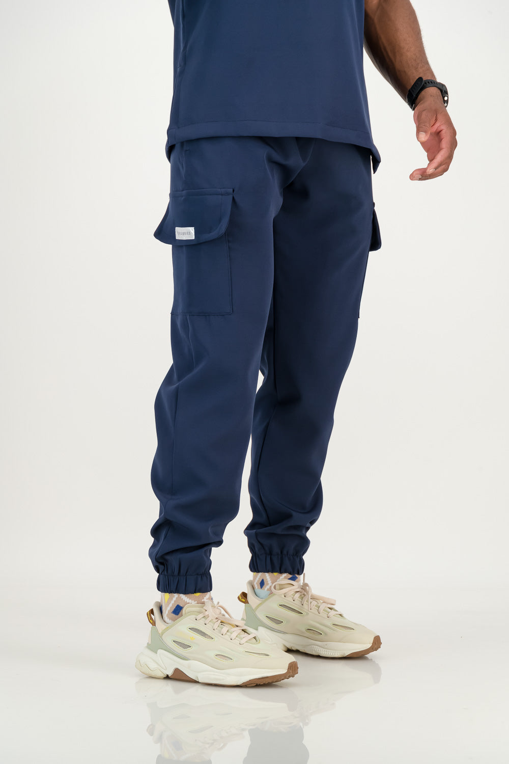 Men's Marine Blue Scrub Set