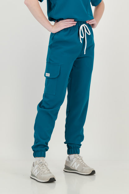 Women's Teal Scrub Set
