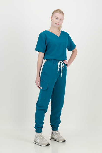 Women's Teal Scrub Set