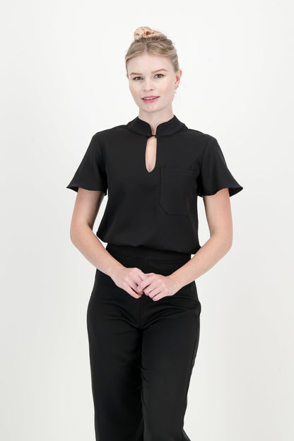 Women's Kyoto Top - Jet Black