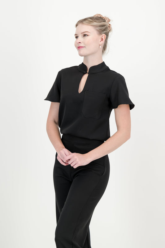 Women's Kyoto Top - Jet Black