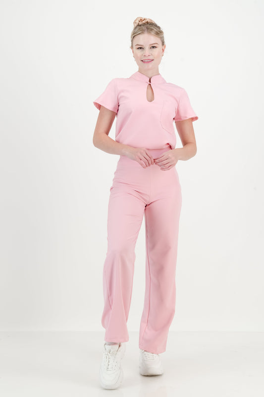 Women's Kyoto High Waist Set - Baby Pink