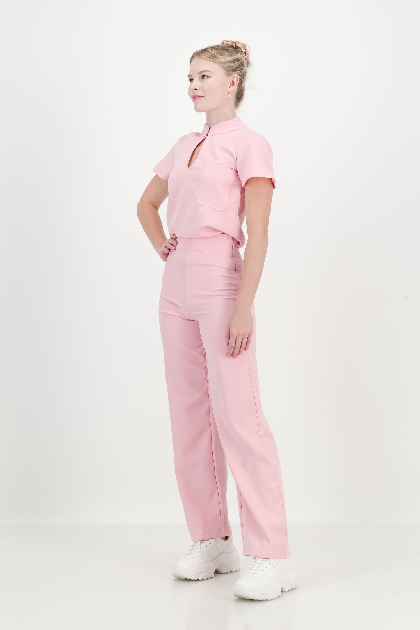 Women's Kyoto High Waist Set - Baby Pink