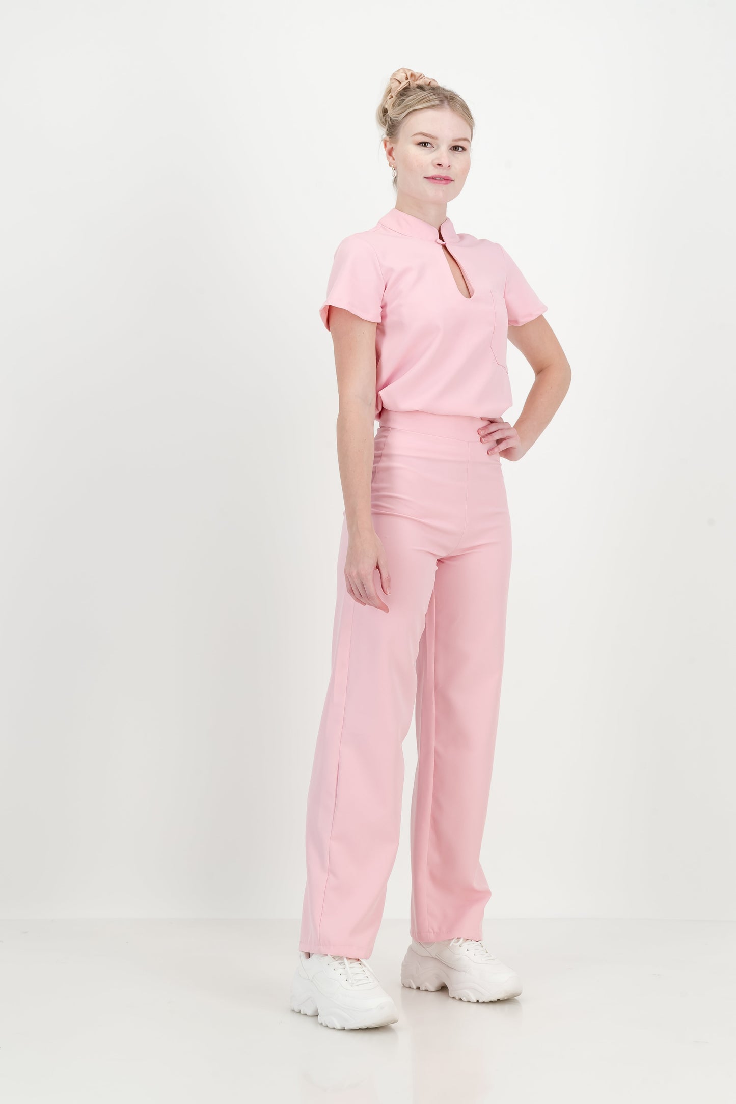 Women's Kyoto High Waist Set - Baby Pink
