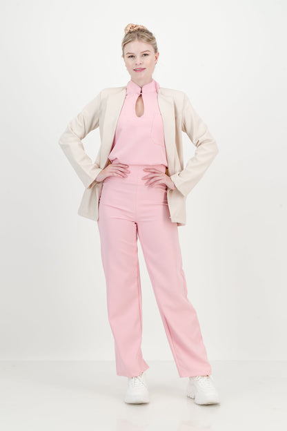 Women's Kyoto High Waist Set - Baby Pink