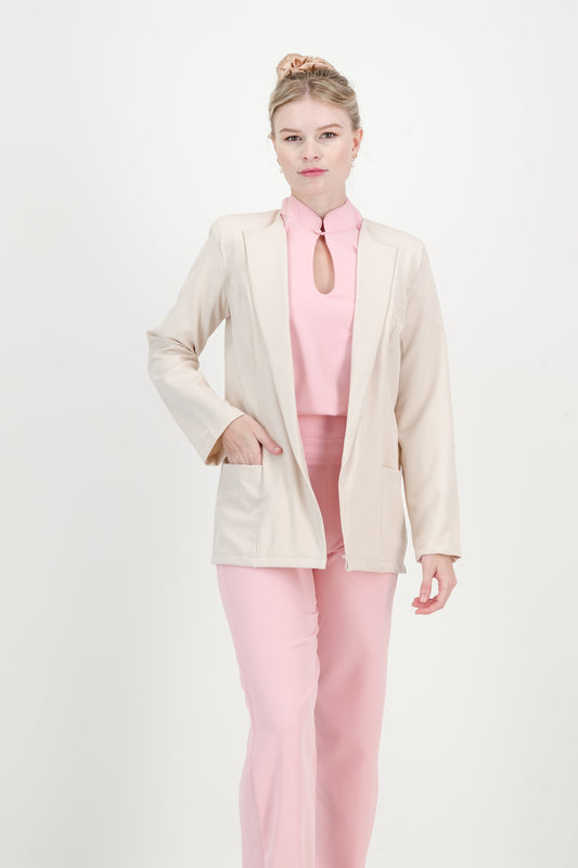 Women's Blazer - Light Sand