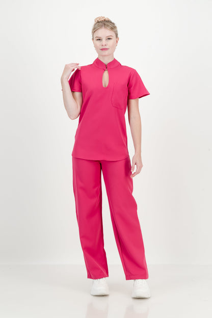 Women's Kyoto High Waist Set - Cerise Pink