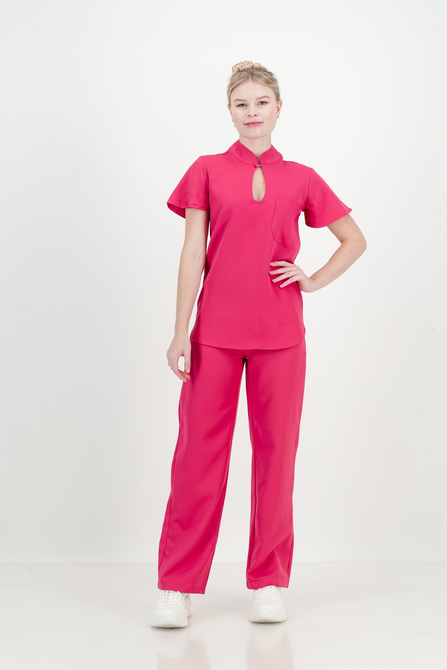 Women's Kyoto High Waist Set - Cerise Pink