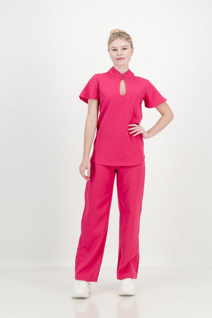 Women's Kyoto High Waist Set - Cerise Pink