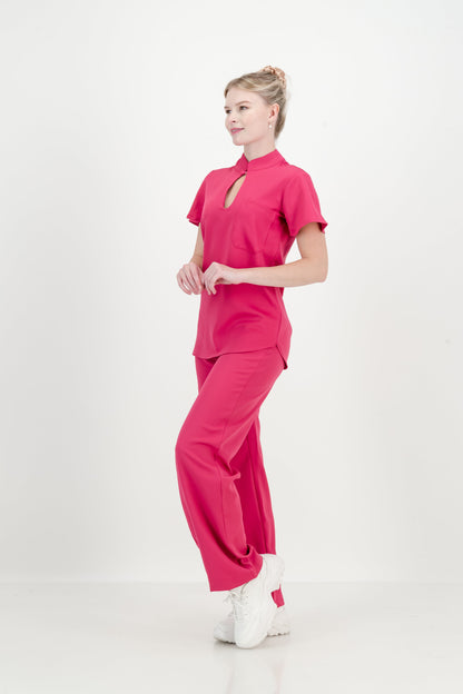 Women's Kyoto High Waist Set - Cerise Pink