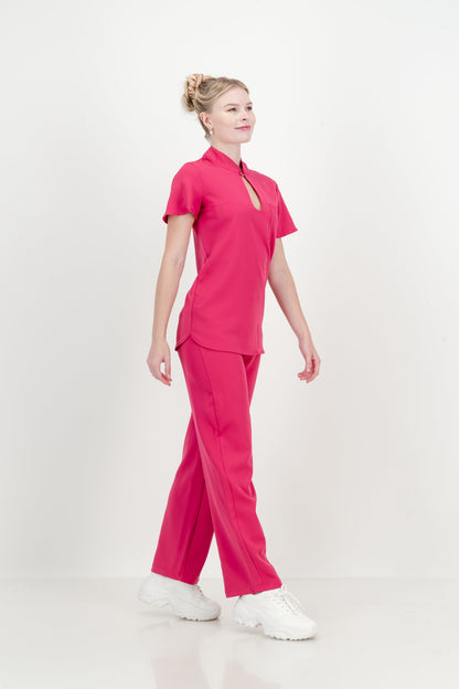 Women's Kyoto High Waist Set - Cerise Pink